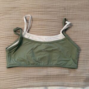 Formcloud double scoop bra - moss